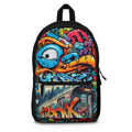 Graffiti Subway Train Backpack – Urban Street Art Style Bag
