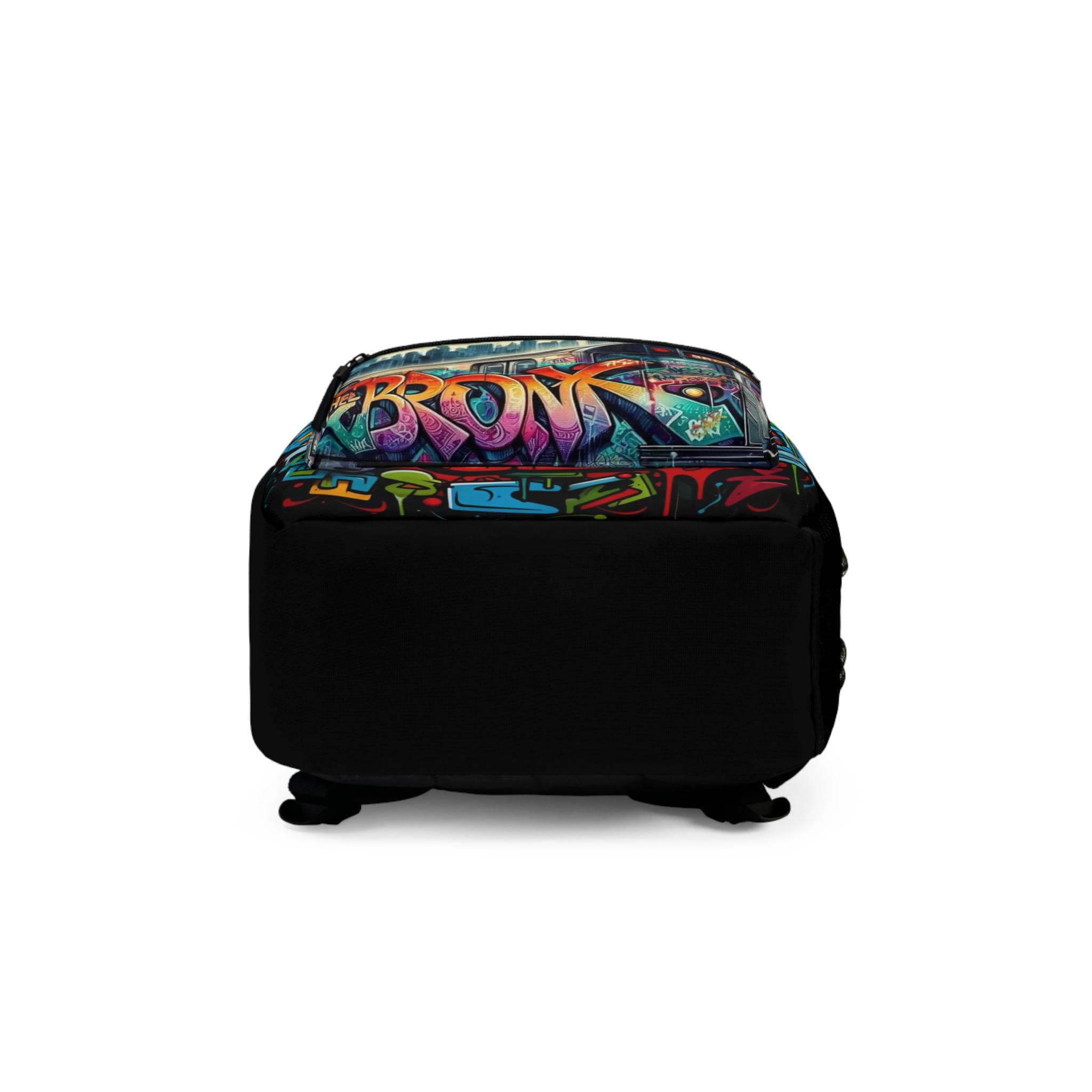 Graffiti Subway Train Backpack – Urban Street Art Style Bag