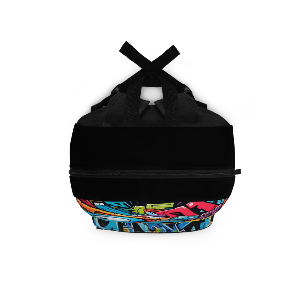 Graffiti Subway Train Backpack – Urban Street Art Style Bag
