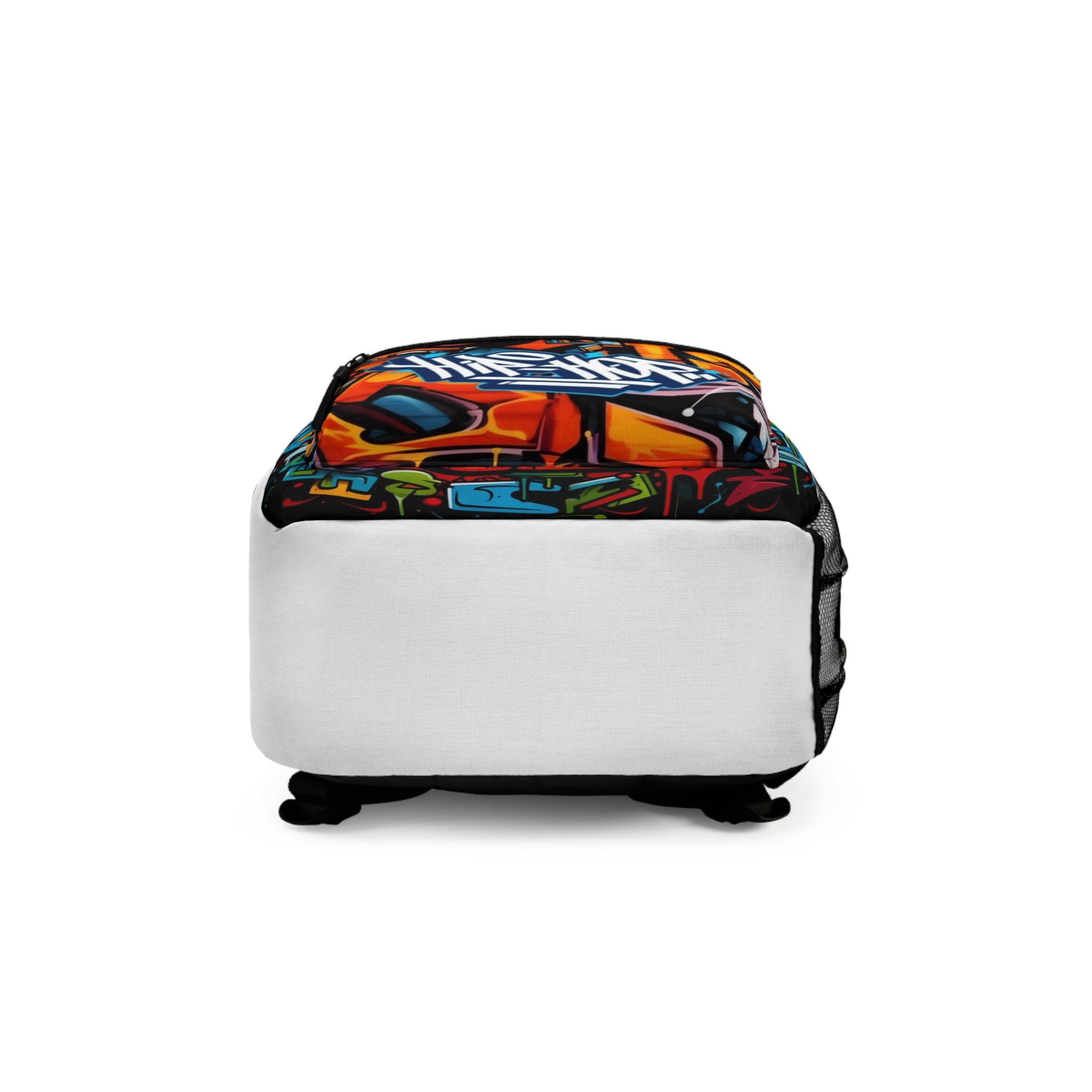 Graffiti Backpack: Colorful Hip Hop Street Art Design